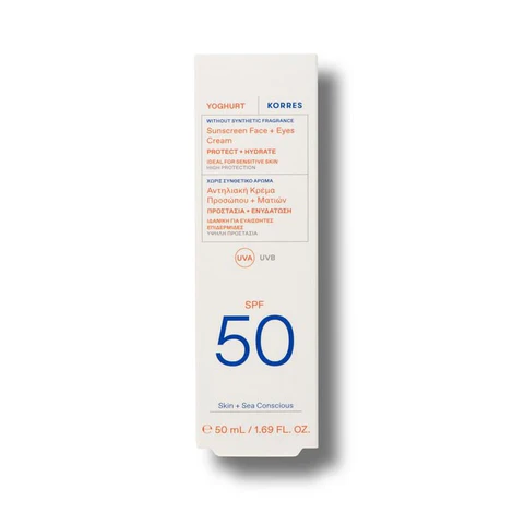 KORRES - YOGHURT Αντηλιακή Κρέμα Προσώπου & Ματιών SPF50 - 50ml